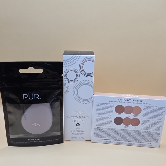 Pur Other - PUR Downtown Detox Black Lemon Mask On Point Eyeshadow Blending Applicator